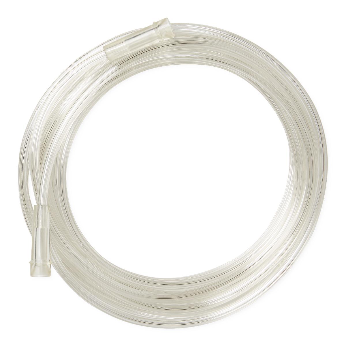 Clear Oxygen Tubing with Standard Connector 50', Clear