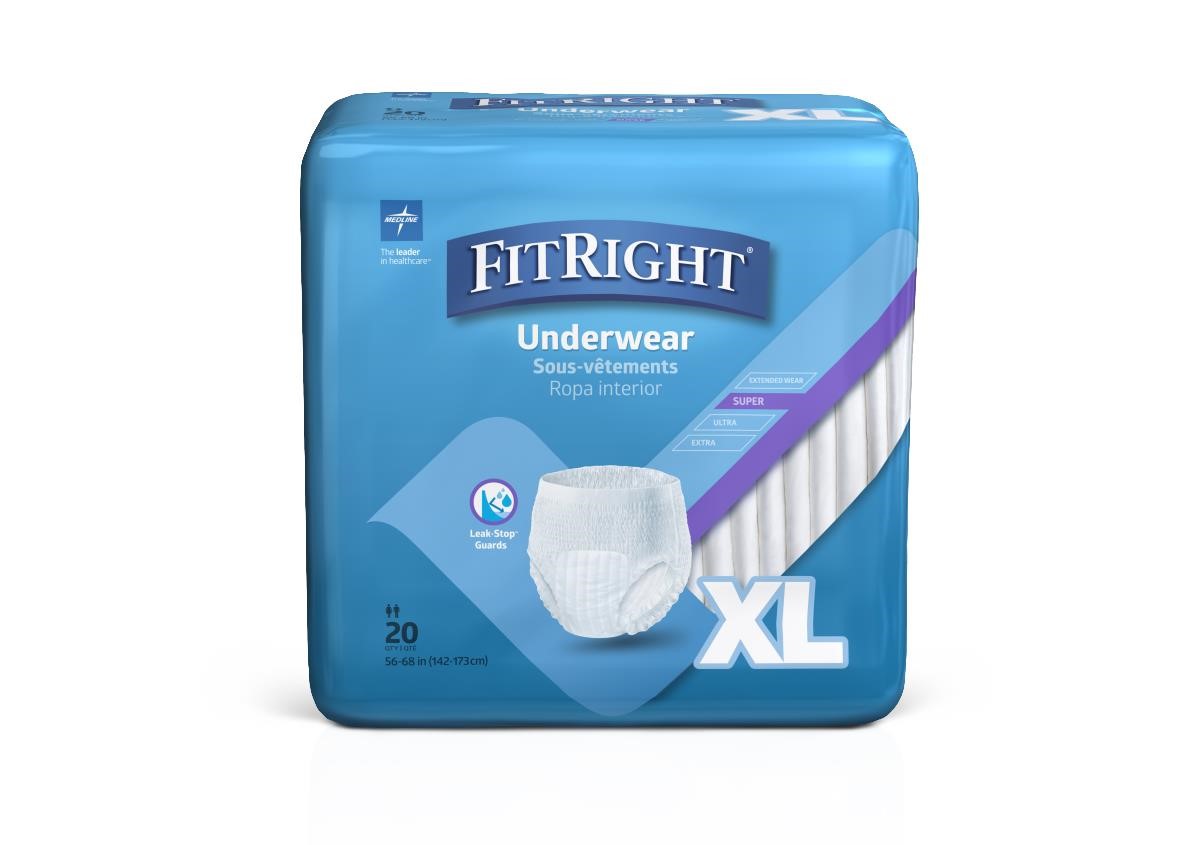 FitRight Super Underwear, XL, Case