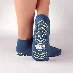 Pillow Paws Terries Slipper Socks Single Imprint, Royal Blue, 3X-Large, Adult Bariatric, 1 Pair