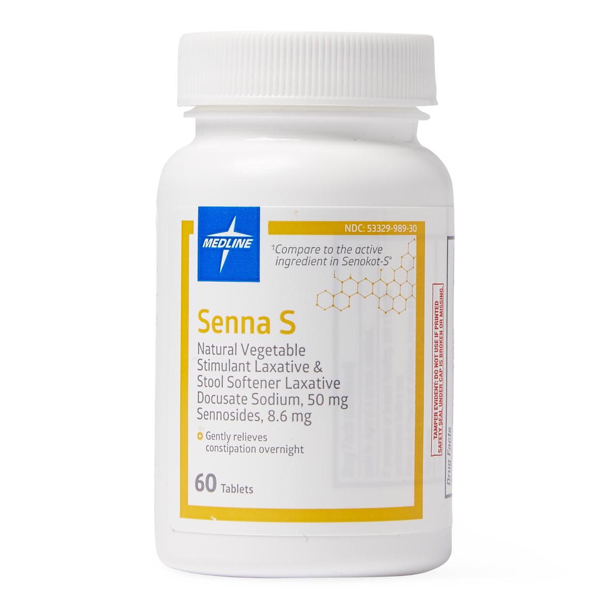 Senna-S Tablets, 60 Tablets / Bottle