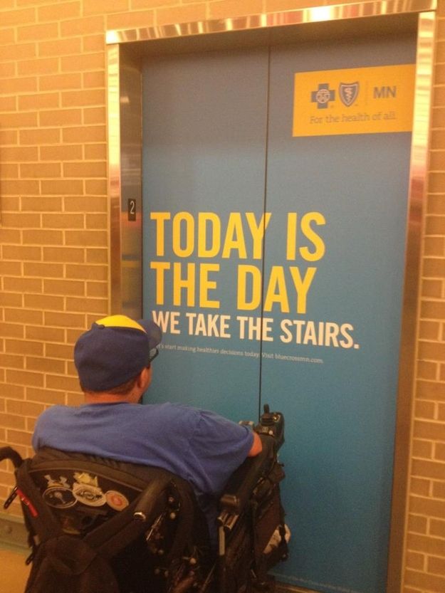 day to take the stairs