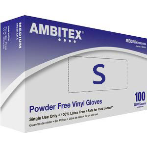 Ambitex Powder Free Vinyl Gloves