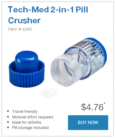 tech-med 2-in-1 pill crusher buy now