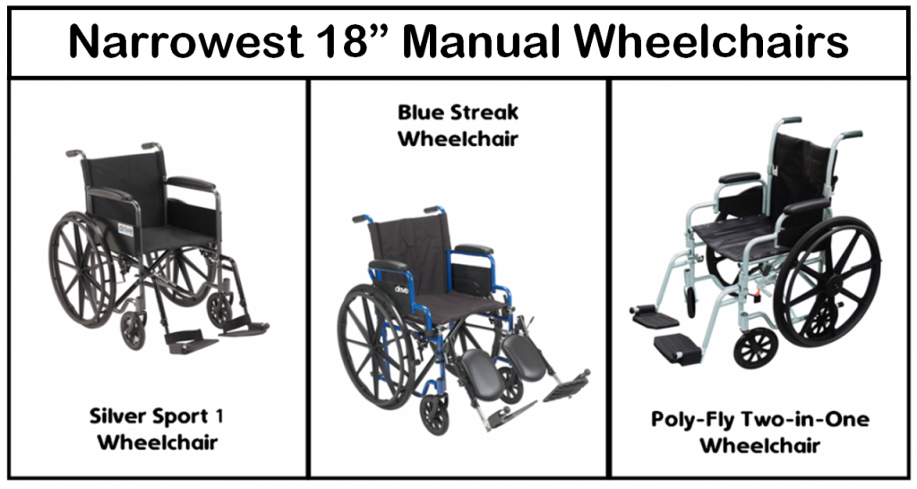 Narrowest 18" Wheelchairs for Tight Spaces