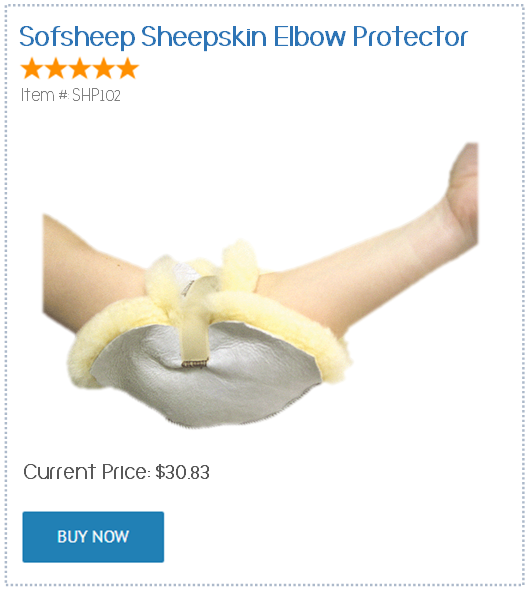 Sheepskin elbow protector