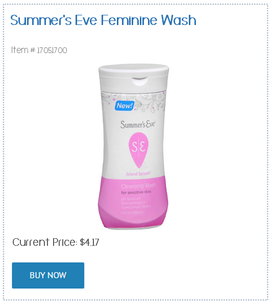 summer's eve feminine wash