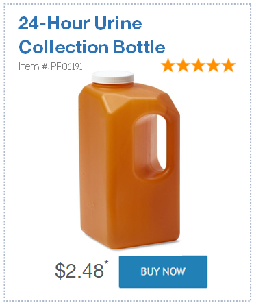 24-hour urine collection bottle buy now