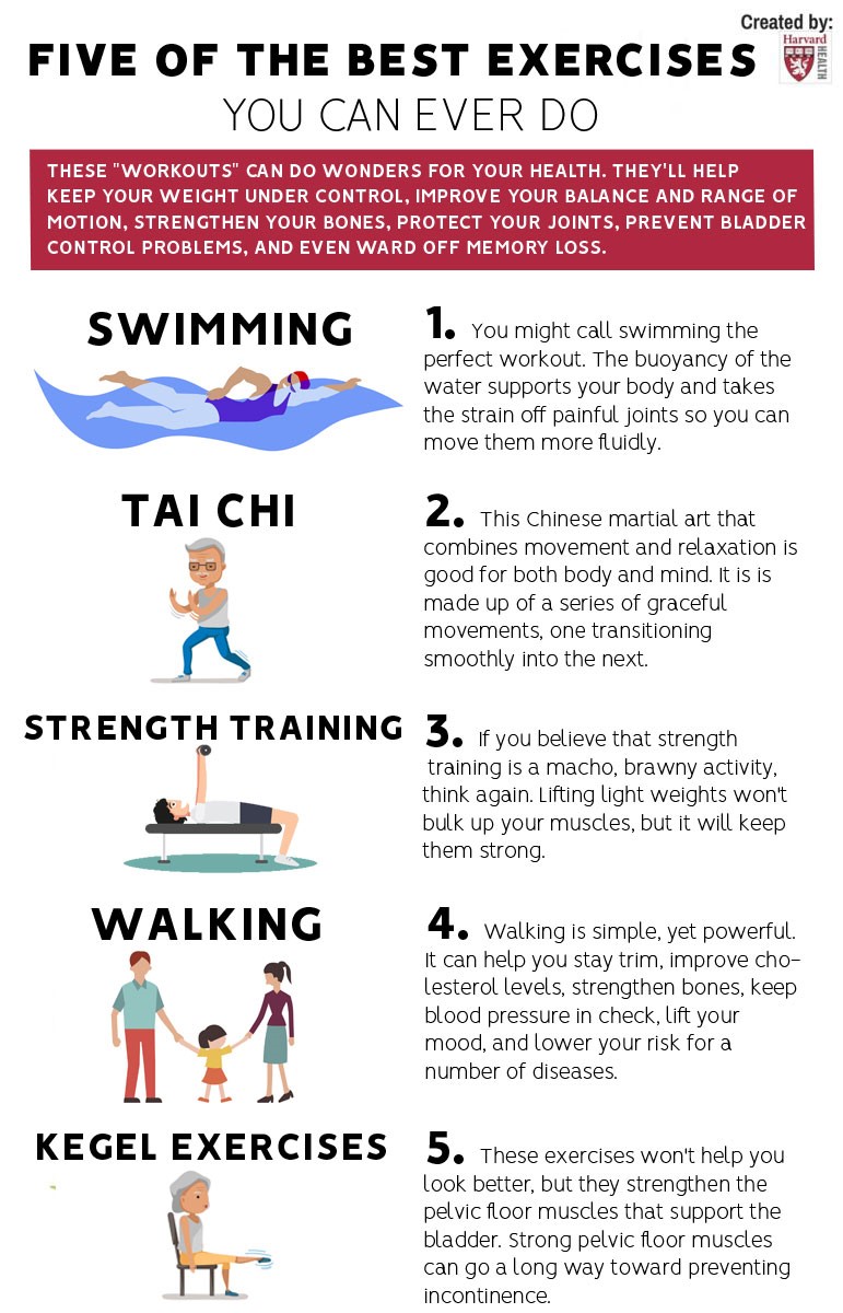 Best Exercises for Seniors by Harvard Health
