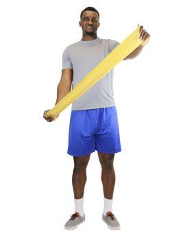 CanDo Low Powder Exercise Band - 50 yard roll