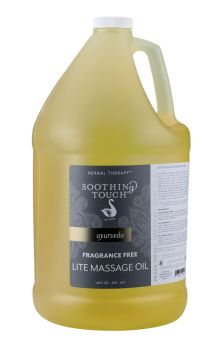 Soothing Touch, Fragrance Free Lite Oil, 1 Gallon