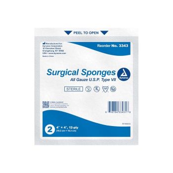 Dynarex Gauze Sponge Sterile 2's