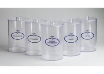 Tech-Med Plastic Sundry Jars