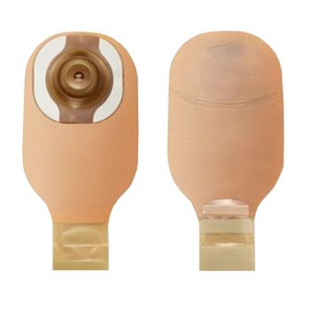CeraPlus Lock 'n Roll 1-Piece Soft Convex Drainable Pouch, Beige