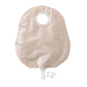 Natura+ Urostomy Pouch with Soft Tap, Transparent with 1 Sided Comfort Panel