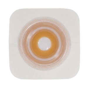 Natura Moldable Durahesive Skin Barrier Accordion Flange with Hydrocolloid Flexible Collar
