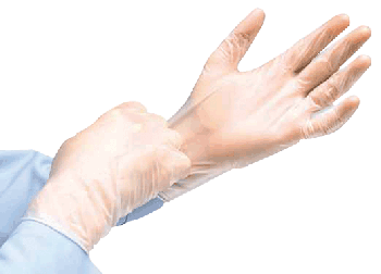 Cardinal Health InstaGard Vinyl Exam Gloves