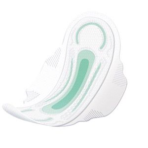 Thin Overnight Pad with Wings, 12-1/4