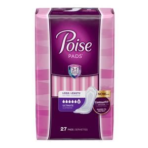 Poise Ultimate Long Extra Coverage Pad 15-3/5