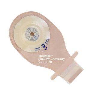 MiniMax 1-Piece Shallow Convex Drainable Pouch