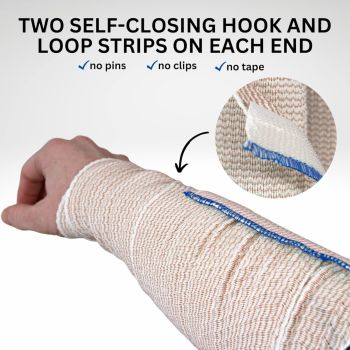 Vakly Elastic Bandage Wrap with Self-Closure