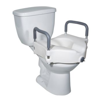 McKesson Raised Toilet Seat with Arms 5