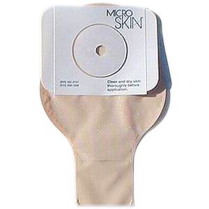  Drainable Pouch w/ Microskin Barrier and Microderm Plus Washer, Press 'n Seal Closure