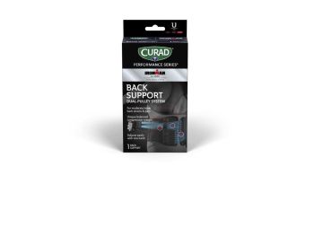 CURAD Back Support with Dual-Pulley System, Size Universal, Case