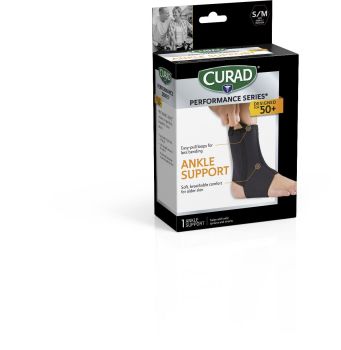 CURAD Neoprene Open Heel Ankle Support