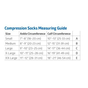 CURAD Knee 20-30mmHg Compression Socks                                                                                              