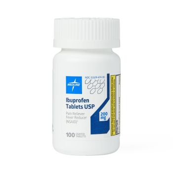 Medline Ibuprofen Tablet, 200 mg, 100 Tablets/Bottle