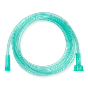Green Oxygen Tubing with Universal Connector