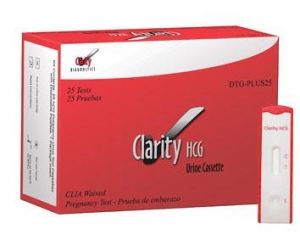 Clarity HCG Urine Cassette Pregnancy Test
