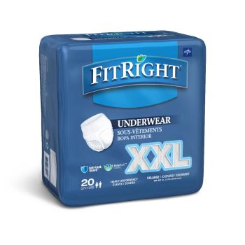 FitRight 2XL Size Protective Underwear,2X-Large