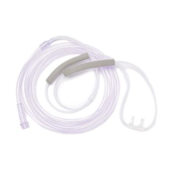 Soft-Touch Oxygen Cannula with Foam Ear Covers, Standard Connector, 14', Case