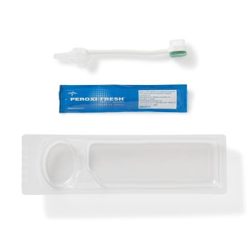 Medline Suction Toothbrush Kits with Hydrogen Peroxide