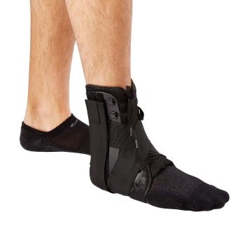 Lace-Up Ankle Brace,Black