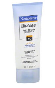 Neutrogena Ultra Sheer Sunblock Lotion SPF 70