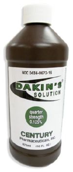 Dakins Solution Antimicrobial Wound Cleanser 16oz