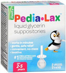 Pedia-Lax Laxative Suppository