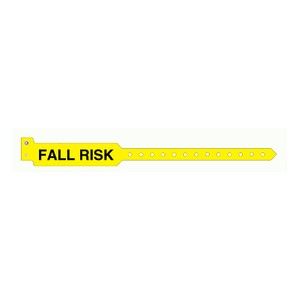 Sentry Superband Fall Risk Alert Patient Identification Band, Box of 500