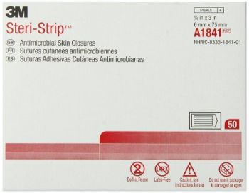 3M Steri-Strip Antimicrobial Skin Closure Strip