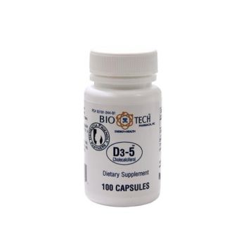 Bio Tech Vitamin D-3 Supplement 5000IU 100 Tablets