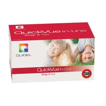 QuickVue In-Line Strep A Infectious Disease Immunoassay Respiratory Test Kit