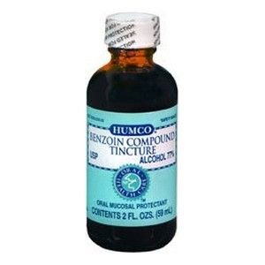 Humco Benzoin Tincture 2 oz. Solution Bottle
