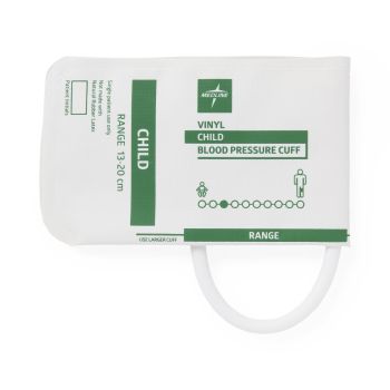 Medline Disposable Vinyl 1-Tube BP Cuffs with Bayonet Connector