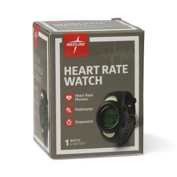 Digital Heart Rate and Pedometer Watch, New Version, Each