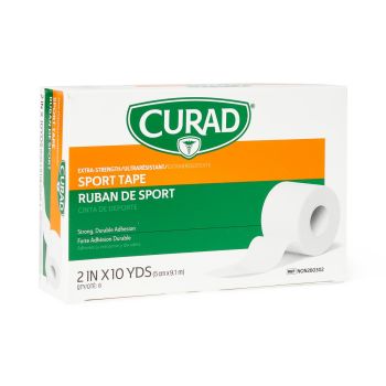 CURAD Ortho-Porous Sports Adhesive Tape, White