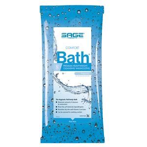 Sage Products Comfort Bath? Cleansing Washcloths, Heavyweight