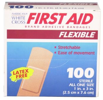 First Aid Flexible Fabric Adhesive Bandages