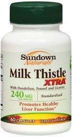 Sundown Naturals Milk Thistle Xtra Supplement